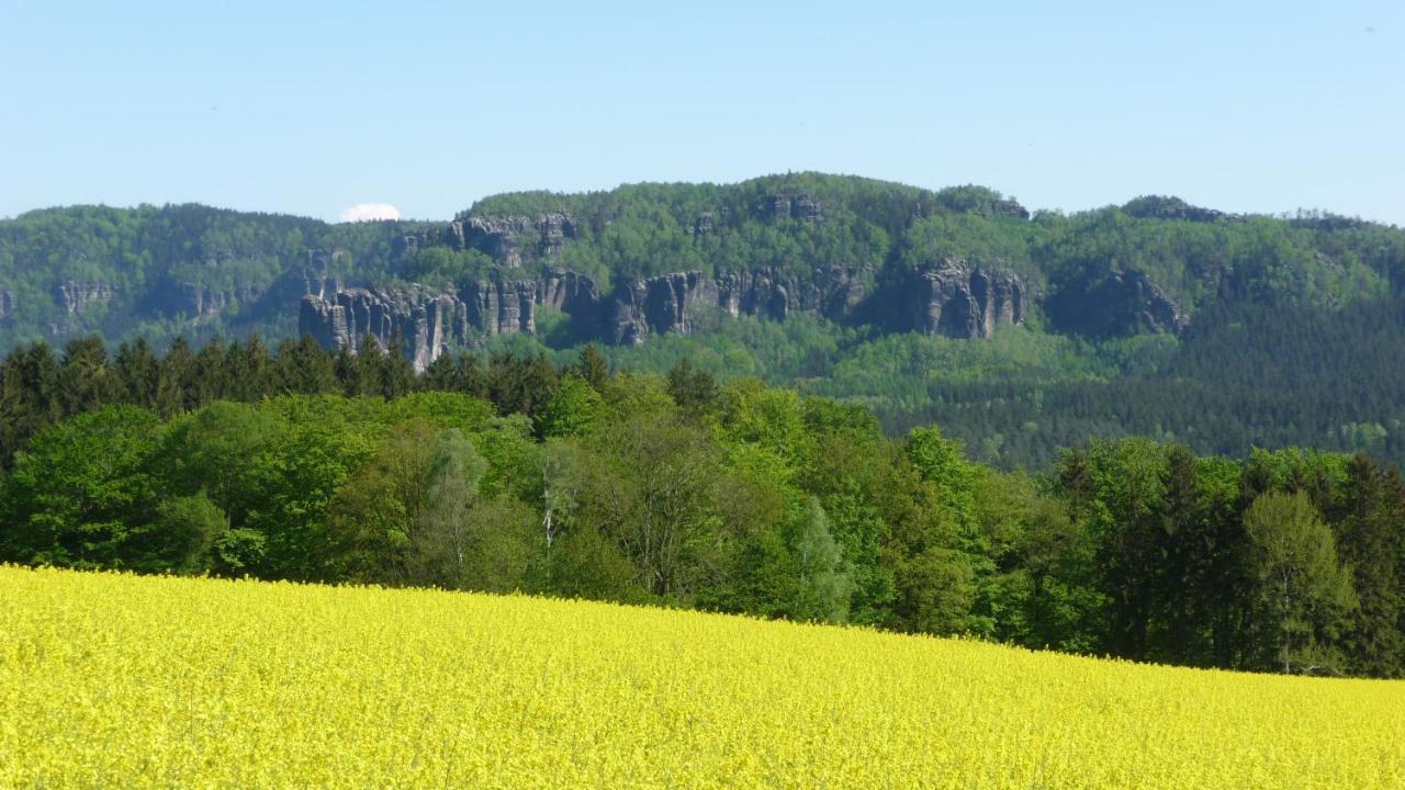 Guenstiges Doppelzimmer Saechsische Schweiz Mittelndorf Dış mekan fotoğraf