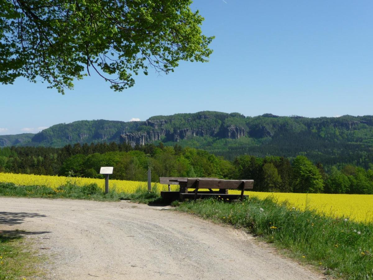 Guenstiges Doppelzimmer Saechsische Schweiz Mittelndorf Dış mekan fotoğraf